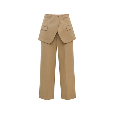 WMWM新款搭片装饰直筒裤