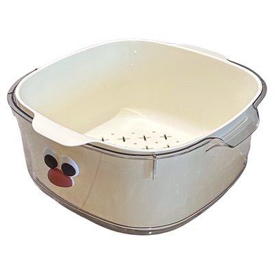 2025新款双层清洗滤水果盘沥水篮