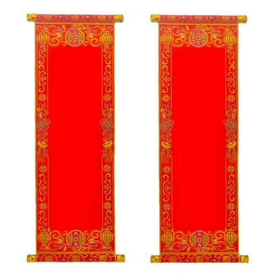 定制2026年马年卷轴表演家用对联