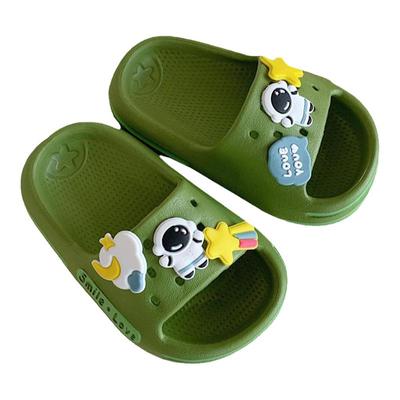 细细条可爱宇航员儿童沙滩拖鞋