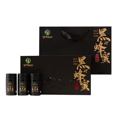 新疆伊犁黑蜂蜜礼盒送人纯真正宗