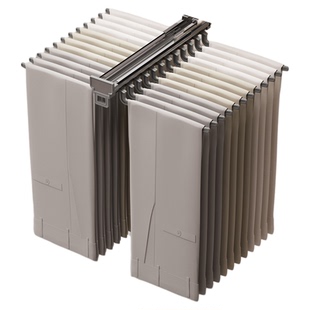 裤架伸缩滑轨衣柜内置家用双排抽拉式裤架侧装裤抽挂裤子收纳神器