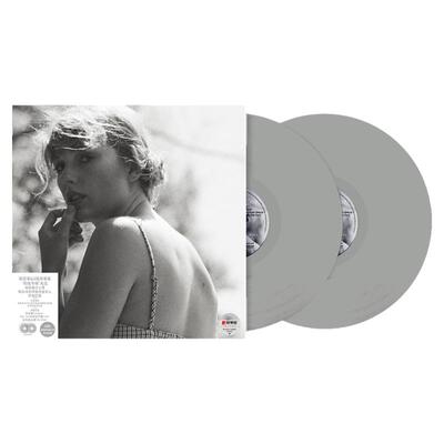 官方正版 泰勒斯威夫特 folklore 灰胶 民间故事2LP 黑胶唱片专辑