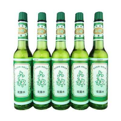 六神花露水195ml*5瓶 清凉舒爽舒缓止痒夏季除味经典老式玻璃瓶装