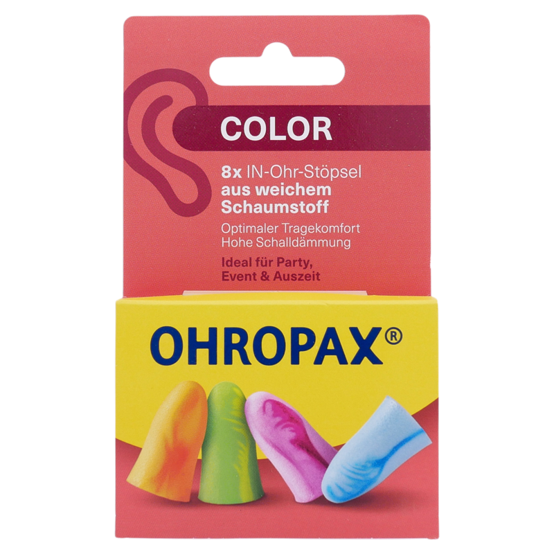 正品包邮德国COLOR专业隔音耳塞睡眠用耳塞睡觉防噪音呼噜耳罩