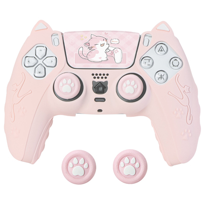 PS5手柄保护套猫耳硅胶套