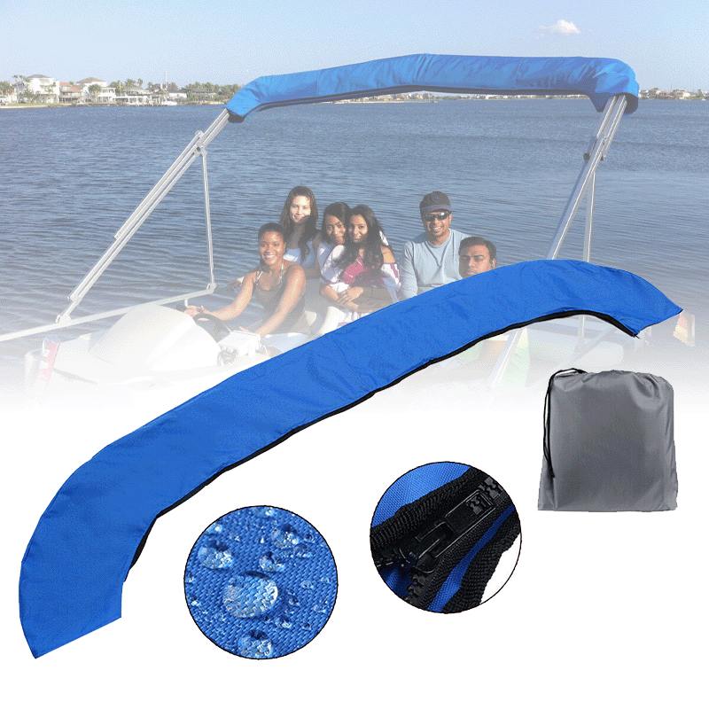 HD游艇罩遮阳棚船罩罩牛津布钢管顶棚游艇600D支架收纳袋防雨防水