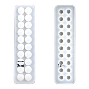 哆咪猫一板20孔圆球硅胶模具2cm圆球珠子摆台饰品滴胶模具