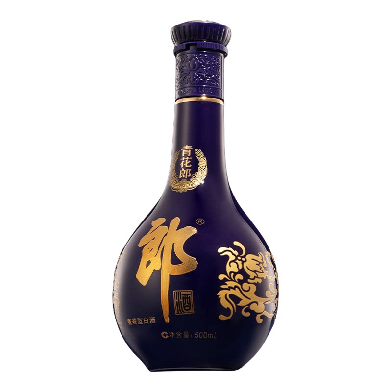 [2020年产]郎酒 青花郎 53度 酱香型白酒 500mL 单瓶  收藏年份酒
