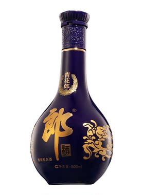 [2020年产]郎酒 青花郎 53度 酱香型白酒 500mL 单瓶  收藏年份酒