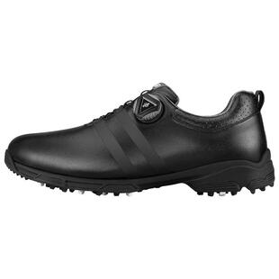 PGM 高尔夫球鞋男士旋钮鞋带男鞋夏季防水休闲运动鞋黑色防滑鞋子