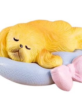 微景观趴趴睡觉猫狗猪兔子动物