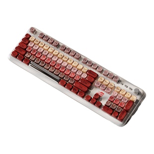 前行者M104口红银管无线三模机械键盘蓝牙女生办公游戏鼠标套装