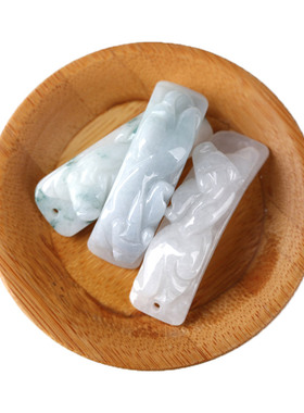 天然冰糯翡翠缅甸a货diy编制手链