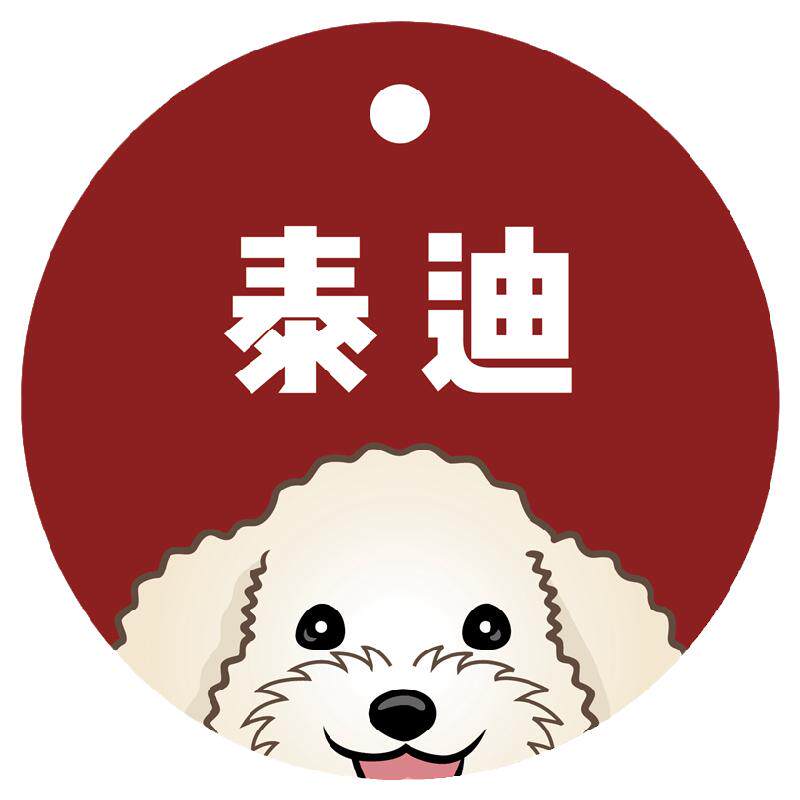 新款身份泰迪防吊牌宠物通用项圈