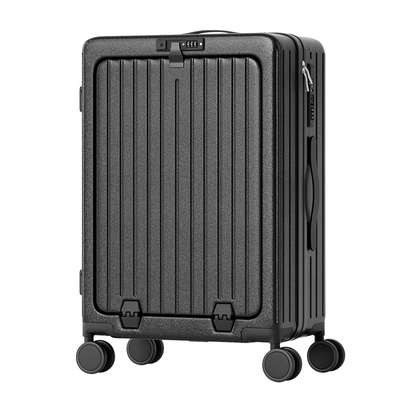 前置开口行李箱20寸可登机小型24寸多功能行礼箱密码拉杆箱旅行箱