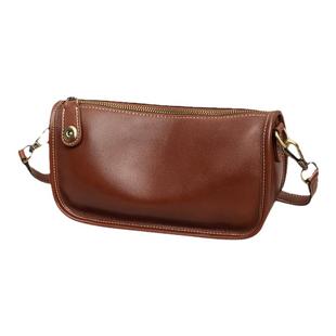 包包女式2025新款秋冬季真皮小众宽带单肩斜挎包女款通勤软皮小包