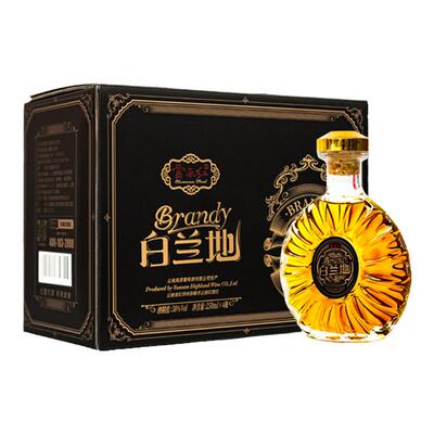 云南红高原白兰地250ml