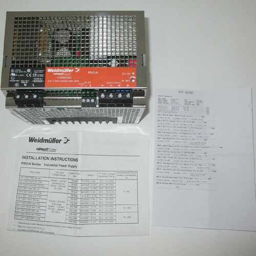 Weidmuller 1105840000 PRO-H industrial power supply
