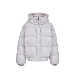 绫致Vero Moda羽绒服2025冬季新款90白鸭绒宽松短款连帽羽绒