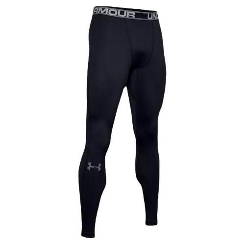 安德玛UA男子ColdGear冬季新款保暖加绒运动训练紧身长裤1282959