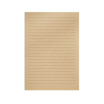 牛皮纸信纸信封套装加厚