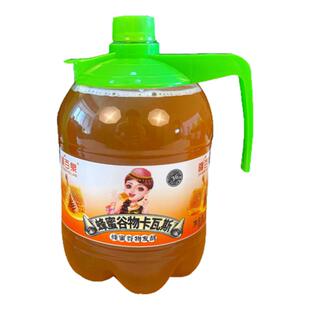 新疆卡瓦斯疆百泉卡瓦斯蜂蜜谷物饮品格瓦斯瓶装色饮料1.5L/桶