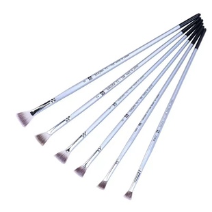 樱花扇形笔尼龙水粉笔单支银杆鱼尾色彩画笔水彩丙烯画笔联考套装