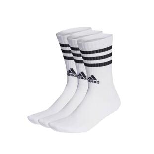 Adidas阿迪达斯男女袜2025秋季新款休闲中筒袜白色运动袜子HT3458