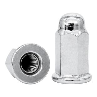 法兰盖型螺母加长盖型装饰螺帽盖母盖帽M5M6M8M10摩托车缸头螺母