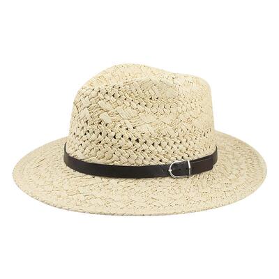 ROUIIEFAO草帽英伦复古海边