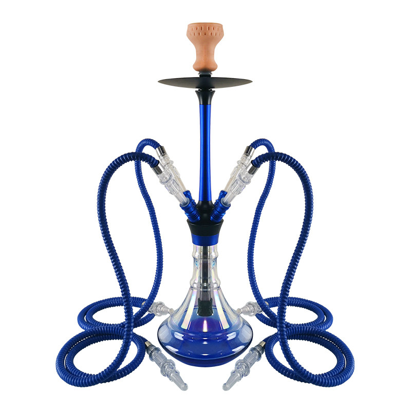 酒吧水烟全套大烟雾玻璃过滤烟斗烟丝烟膏阿拉伯电子水烟壶配件