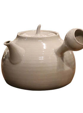 红茶 岩茶 普洱丨柴烧纯手工家用烧水煮茶日式侧把陶壶功夫泡茶具