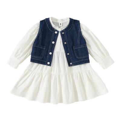 INSbobo女童连衣裙套装春装衣服