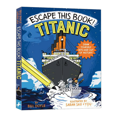 泰坦尼克号 英文原版 Escape This Book! Titanic 英文版 进口英语原版书籍