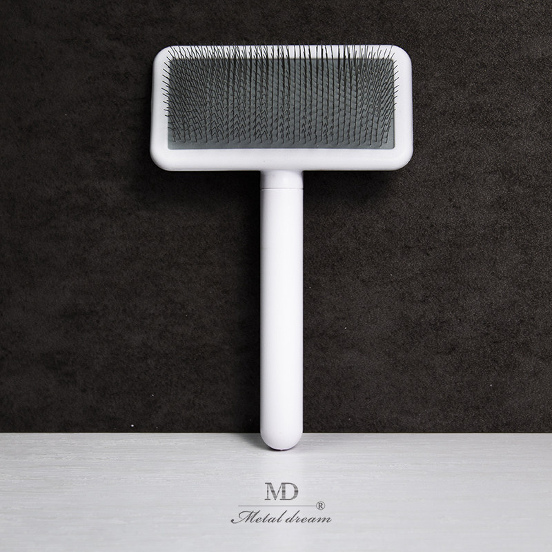 台湾md小仙女针梳宠物狗猫咪理毛梳去除浮废毛美容店拉毛开结刷子