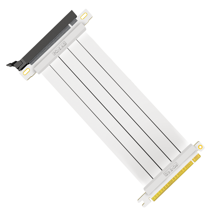 PCI-E 4.0显卡无损延长线转接线90度角追风者太阳神台式竖装支架