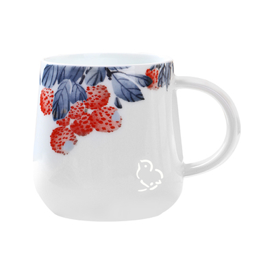 景德镇陶瓷健康无毒玲珑釉马克杯