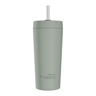 Fressko澳洲Venti陶瓷涂层吸管密封杯600ml办公首选保温吸管杯子