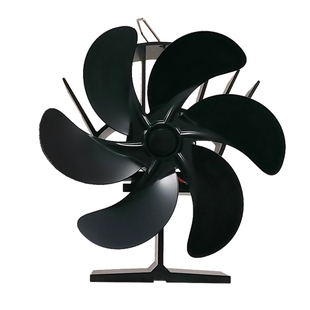 真火壁炉热能风扇家用柴火炉热动力风扇户外露营卡式取暖器热力扇