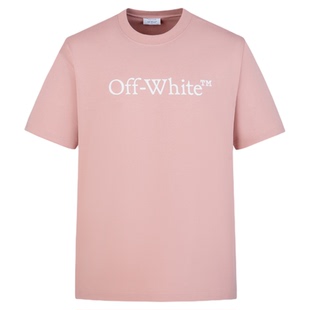 OFF-WHITE™情侣装新款多色短袖T恤基础休闲款logo装饰圆领半袖