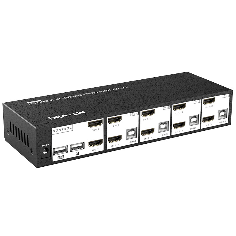 迈拓维矩MT-HK4214进2出双屏kvm