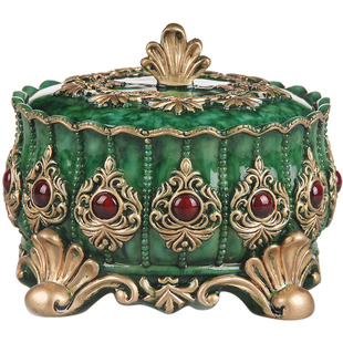 创意客厅烟灰缸家用玻璃烟缸高端欧式带盖大号复古烟灰缸个性潮流