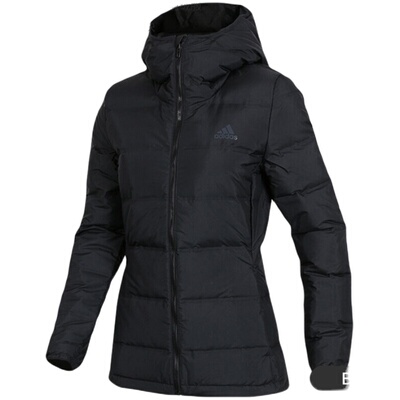Adidas/阿迪达斯正品女子冬季户外连帽保暖运动羽绒服 DZ1495