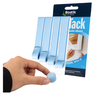 蓝丁胶无痕胶清理耳机不伤墙面