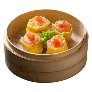 加藤利虾仁鱼籽烧卖早餐猪肉干蒸速冻半成品广州早茶广式茶楼点心