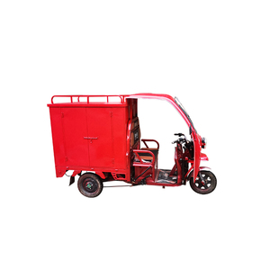 热销电动三轮车车厢可定做后车斗铁皮箱货箱三轮车快递箱厂家直销