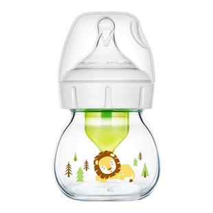 布朗博士奶瓶新生婴儿宝贝亲民防胀气宽口径玻璃甄宝小Q瓶60ml