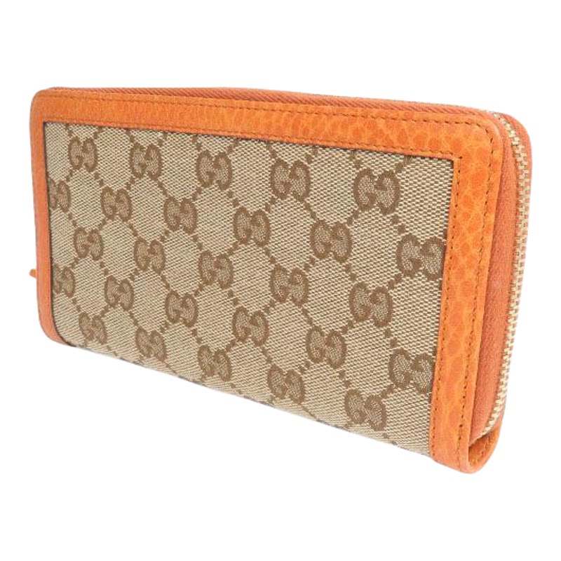 中古Gucci古驰长钱包メンズ帆布
