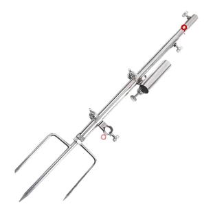 不锈钢四合一野钓地插支架多功能炮台支架超硬钓鱼杆架拉饵盘地插